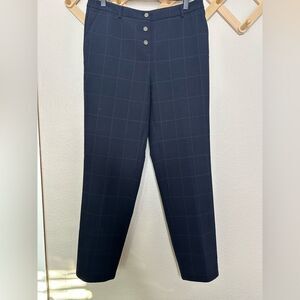 Armani plaid blue pants Sz 44